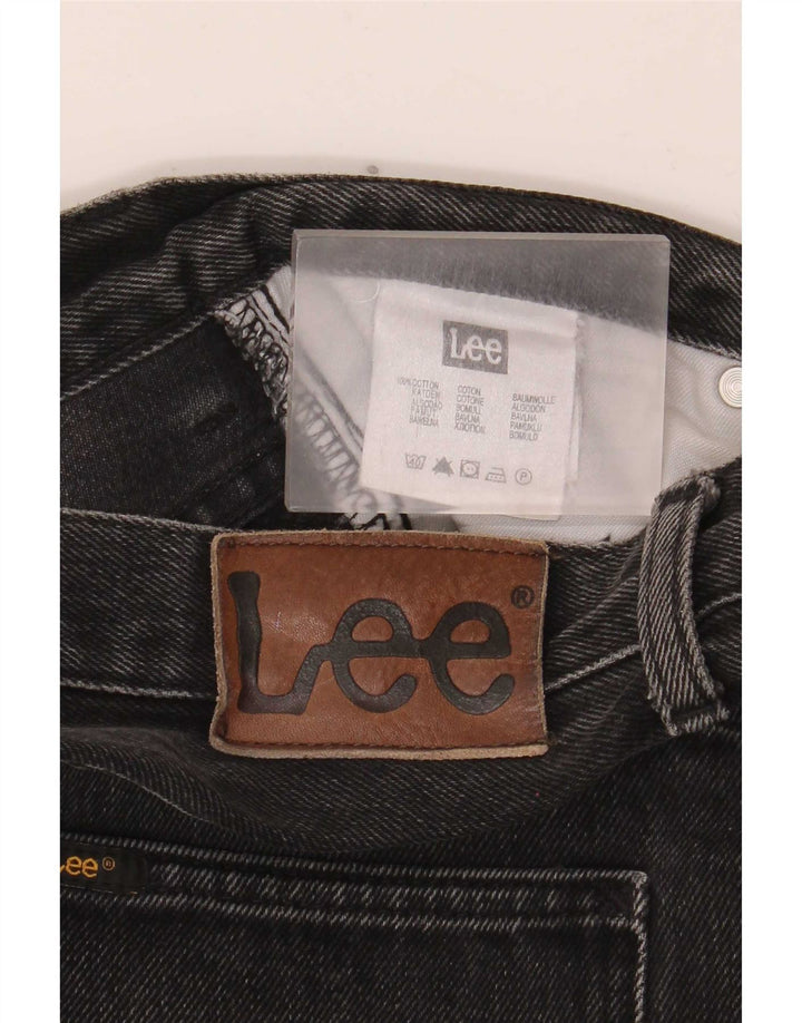 Lee Mens Brooklyn Straight Jeans W36 L34 Black Cotton