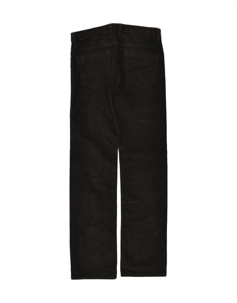 DIESEL Womens Straight Corduroy Trousers UK 12 Medium W28 L30 Black Cotton | Vintage Diesel | Thrift | Second-Hand Diesel | Used Clothing | Messina Hembry 