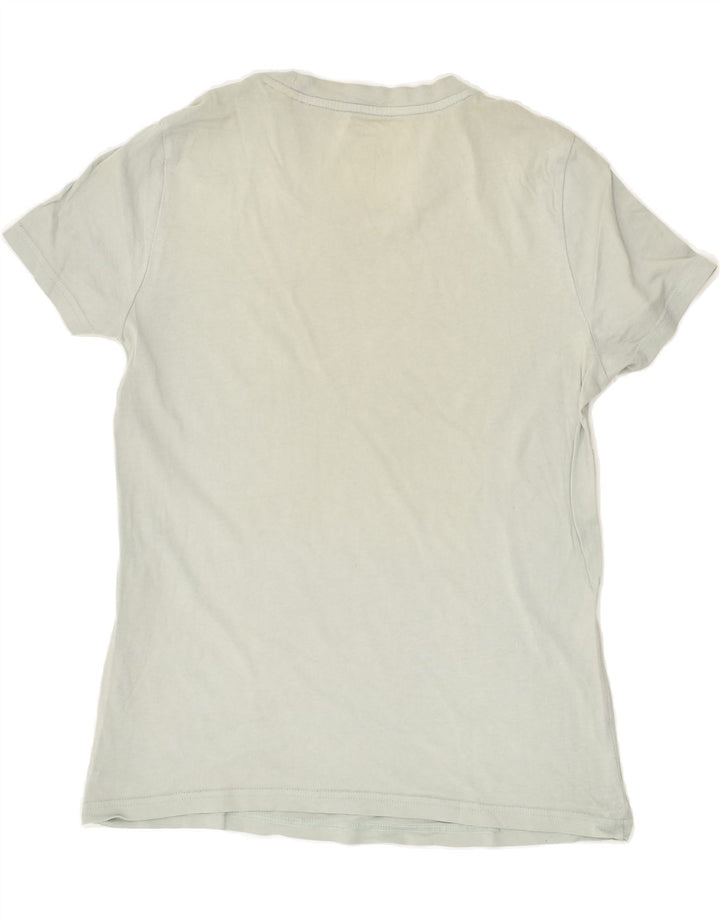ADIDAS Womens Graphic T-Shirt Top UK 12/14  Medium Grey Vintage Adidas and Second-Hand Adidas from Messina Hembry 