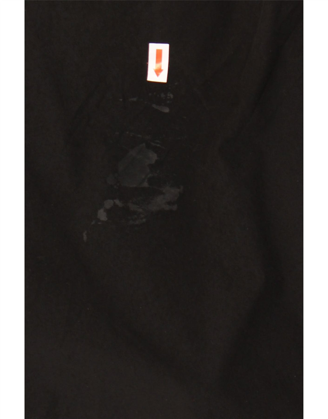 ZARA Womens Hooded Oversized Overcoat UK 6 XS Black Nylon