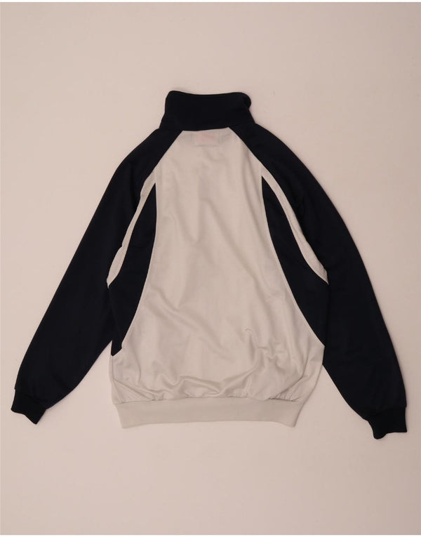 Kappa Mens Tracksuit Top Jacket Medium White Colourblock Polyester