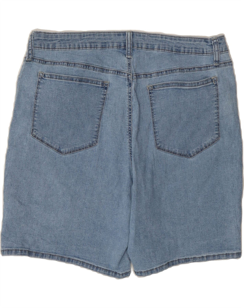 LEE Womens Riders Mid Rise Denim Shorts US 18 2XL W36  Blue Cotton Vintage Lee and Second-Hand Lee from Messina Hembry 