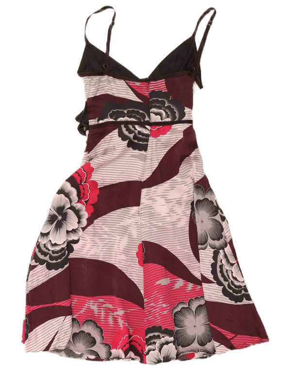 Ted Baker Womens Sleeveless A-Line Dress Size 1 XS Multicoloured Floral