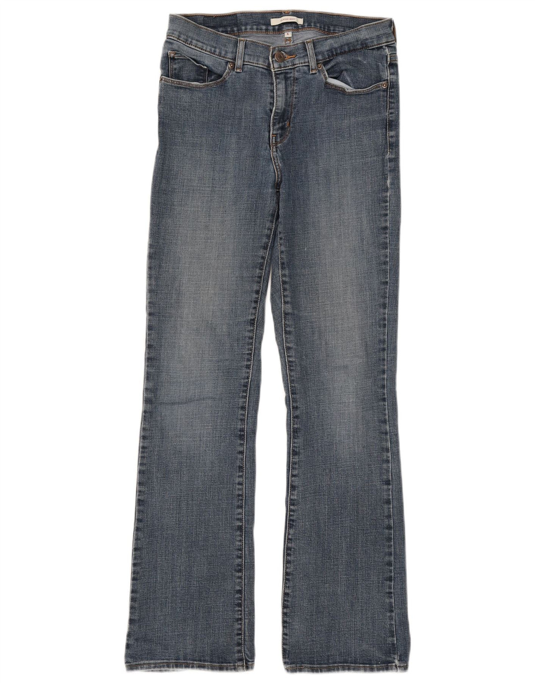 Levi's Womens Classic Bootcut Jeans US 6 Medium W28 L32 Blue Cotton