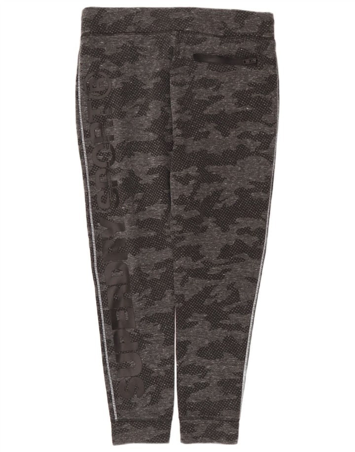 Superdry Womens Graphic Full Tracksuit UK 18 XL  Grey Camouflage Polyester