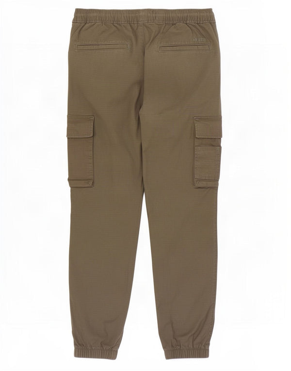 Hollister Mens Joggers Cargo Trousers Medium W32 L28 Khaki Cotton