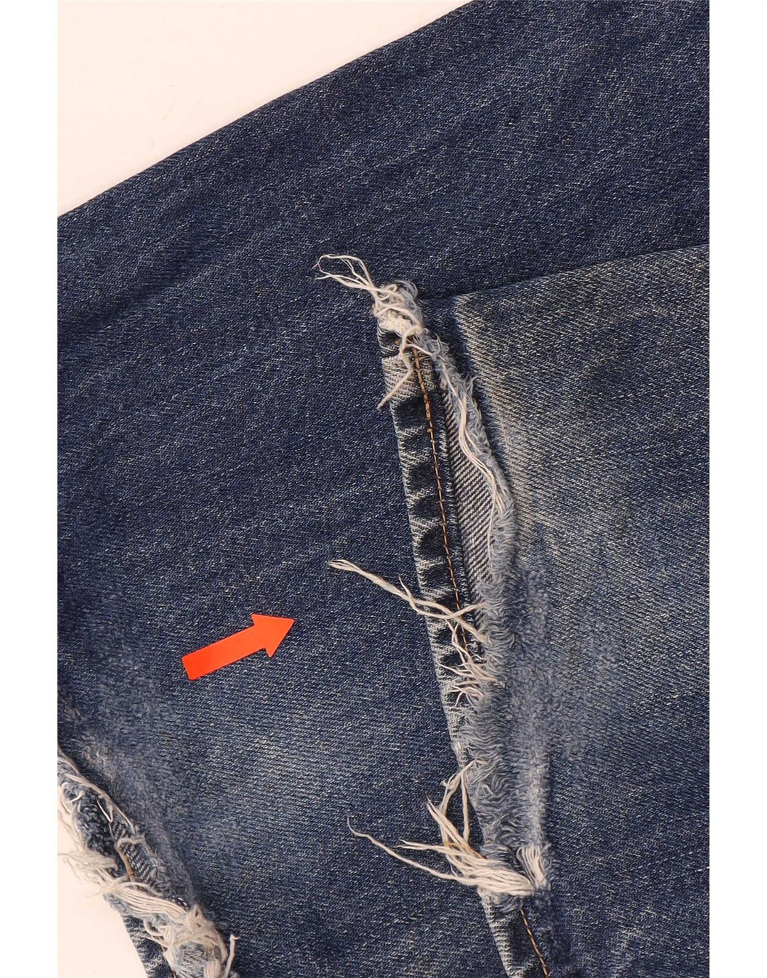 Diesel Mens Straight Jeans W32 L32 Blue Cotton