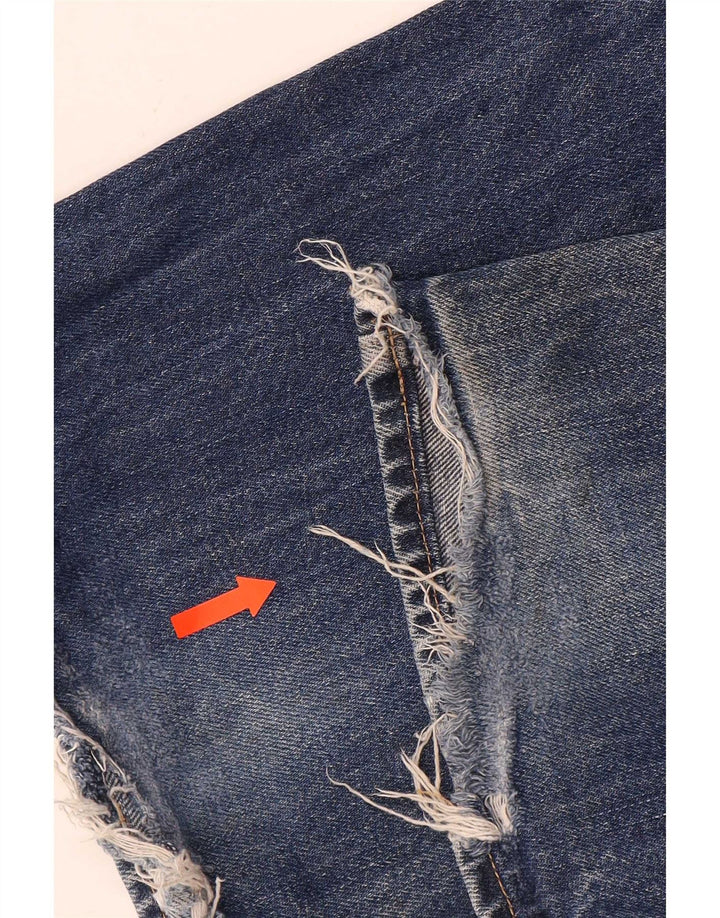 Diesel Mens Straight Jeans W32 L32 Blue Cotton
