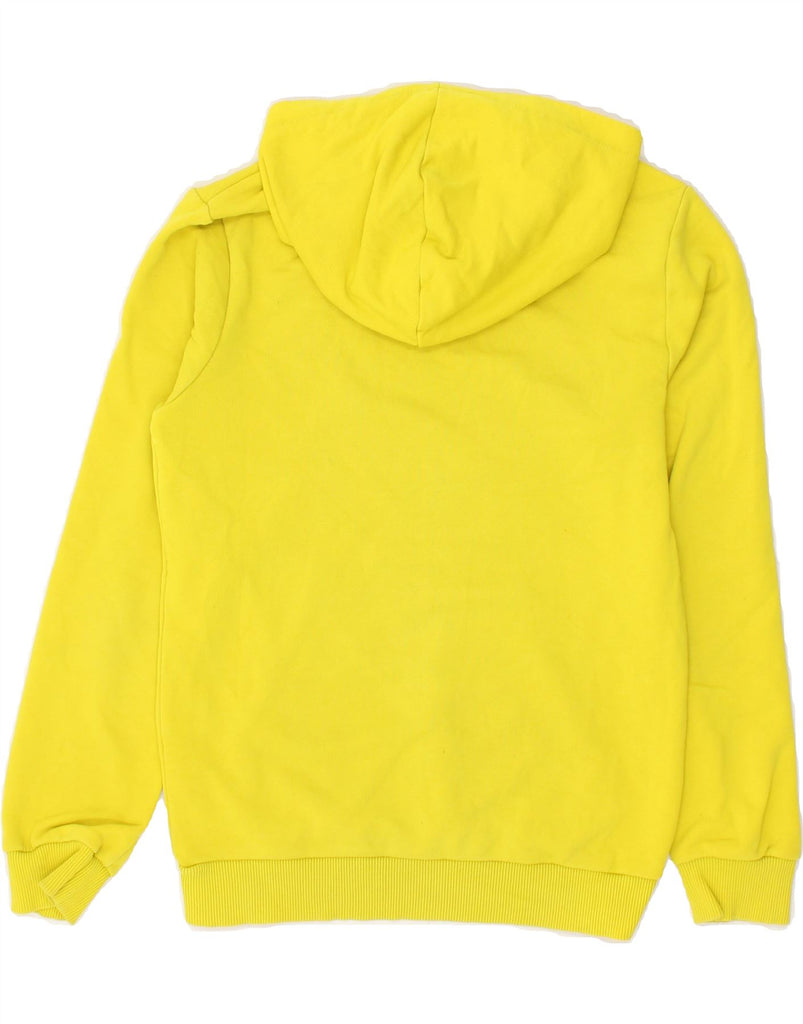 PUMA Boys Graphic Hoodie Jumper 11-12 Years Yellow Cotton | Vintage Puma | Thrift | Second-Hand Puma | Used Clothing | Messina Hembry 