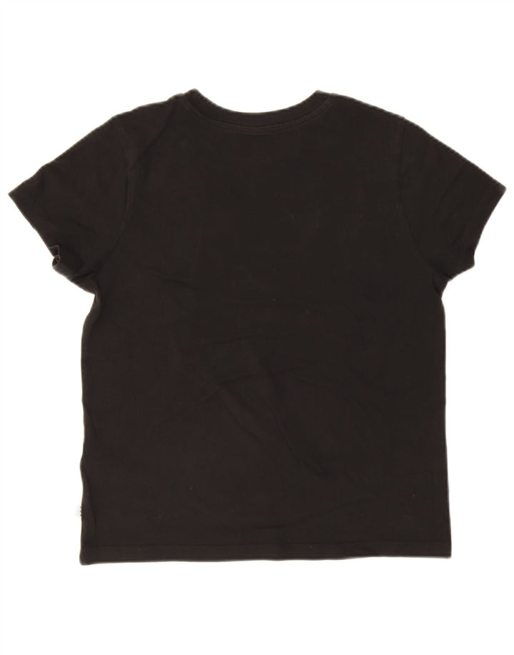 Vans Womens Crop Graphic T-Shirt Top UK 12 Medium Black