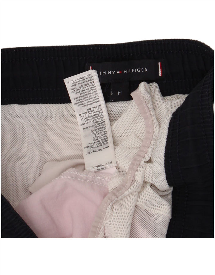 Tommy Hilfiger Mens Swimming Shorts Medium White Colourblock Nylon