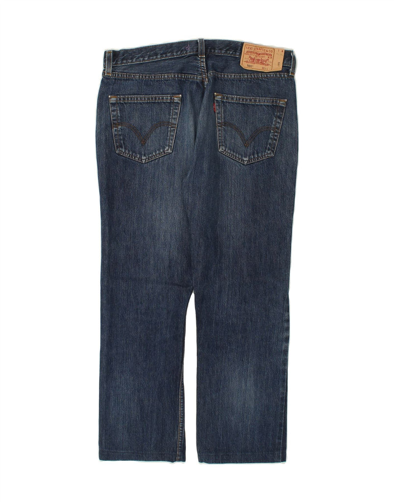 LEVI'S Mens 501 Straight Jeans W36 L27 Navy Blue Vintage Levi's and Second-Hand Levi's from Messina Hembry 