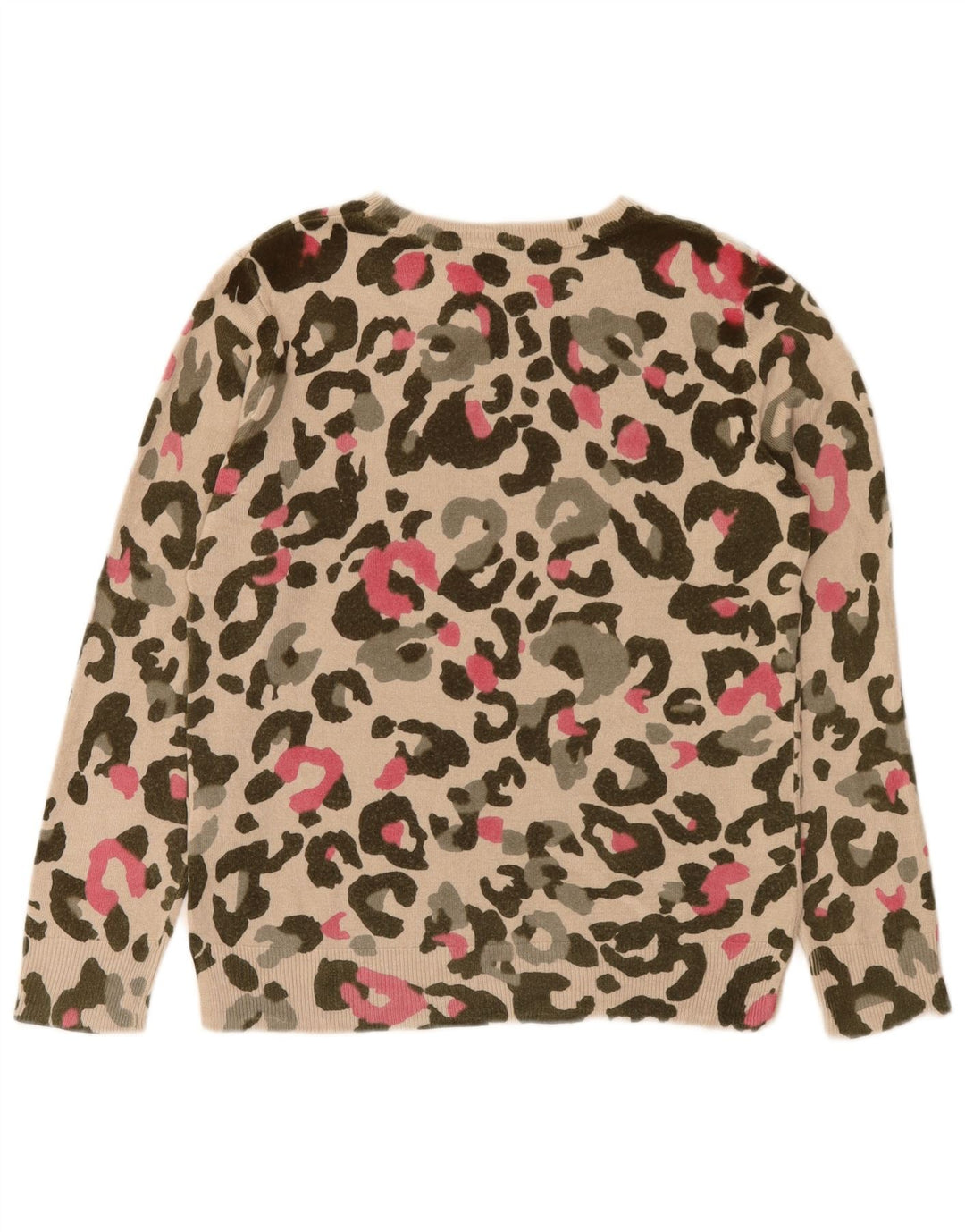 Marks & Spencer Womens Boat Neck Jumper Sweater UK 10 Small Beige