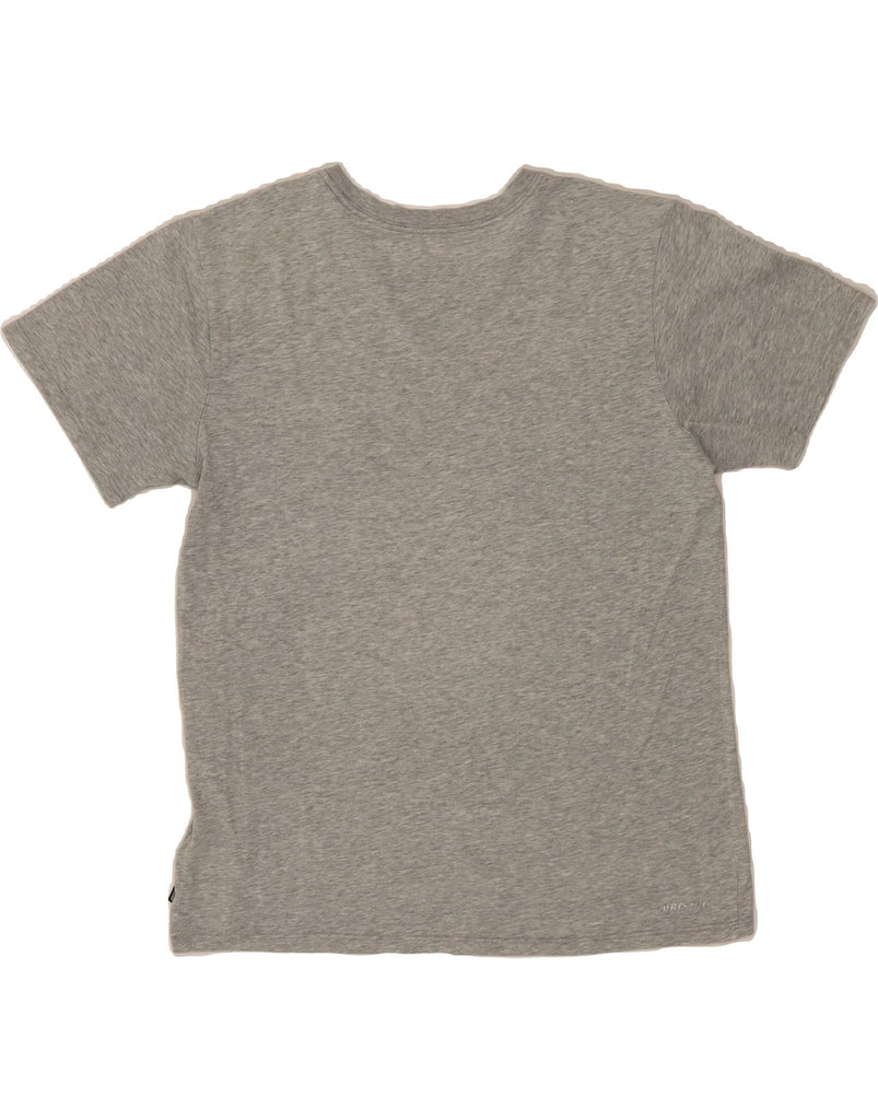 NIKE Womens Dri Fit Graphic T-Shirt Top UK 14 Medium Grey Cotton Vintage Nike and Second-Hand Nike from Messina Hembry 