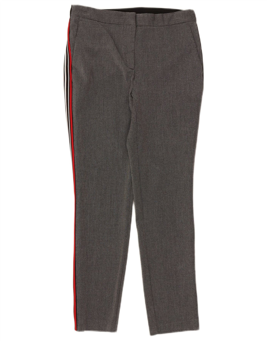 Zara Womens Slim Chino Trousers Medium W28 L28 Grey