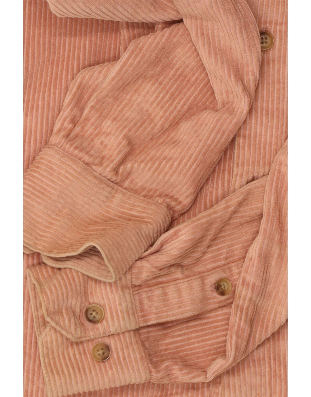 Farah Mens Casual Fit Corduroy Shirt Medium Pink Cotton