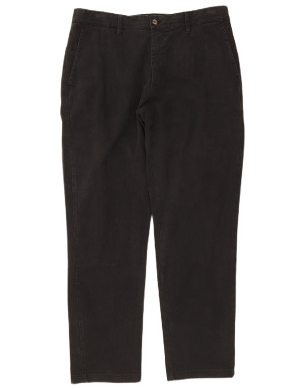 Carrera Mens Straight Chino Trousers W38 L31 Black Cotton
