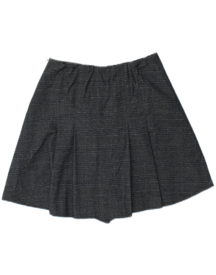 ZARA Womens Skort UK 4 XS  Grey Check Vintage Zara and Second-Hand Zara from Messina Hembry 