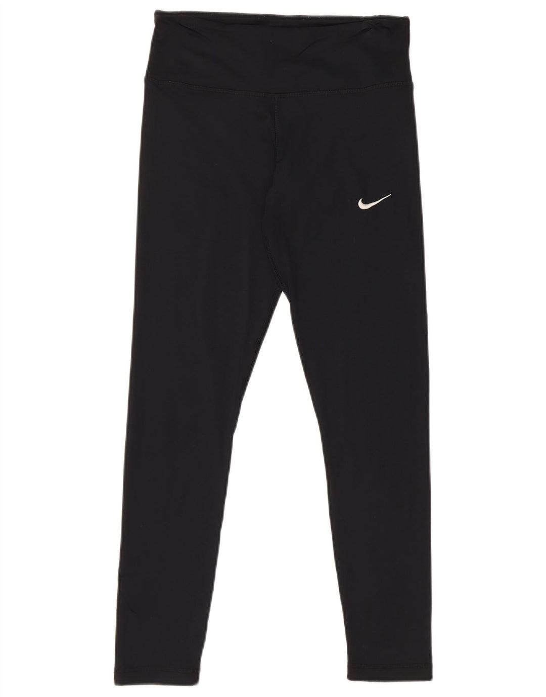 Nike Womens Leggings UK 12 Medium Black Polyester