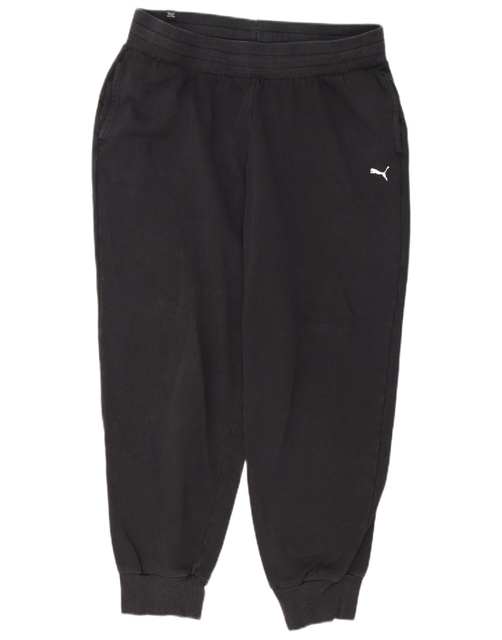 Puma Mens Tracksuit Trousers Joggers Large Black Cotton