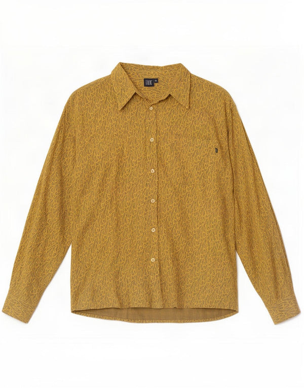 ON Tantum Mens Shirt XL Yellow Geometric