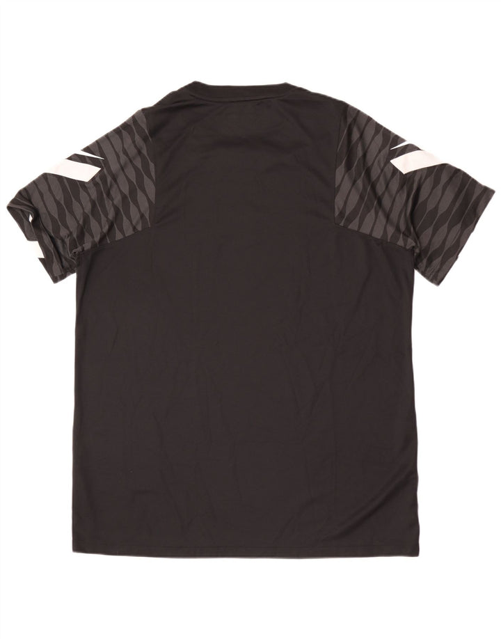 Nike Mens Dri Fit Slim Graphic T-Shirt Top XL Black Polyester