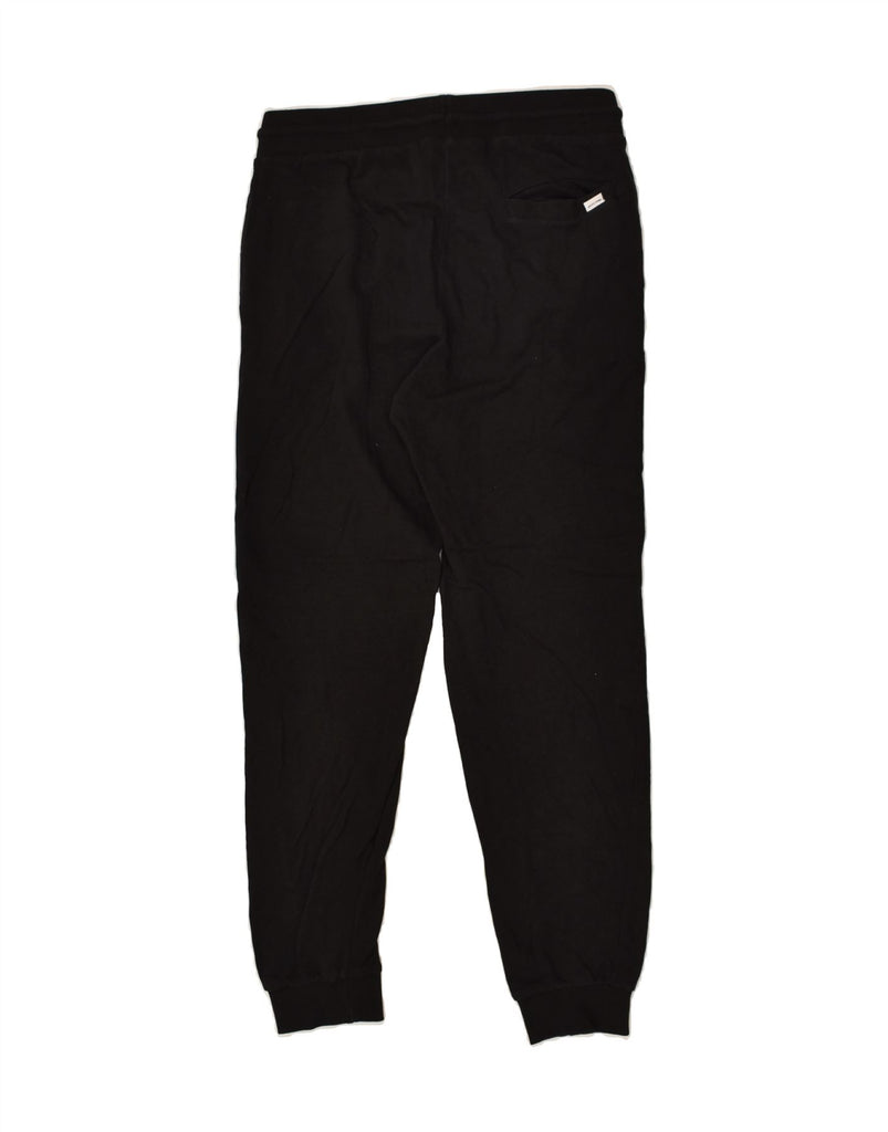 JACK & JONES Mens Tracksuit Trousers Joggers Medium Black Cotton | Vintage Jack & Jones | Thrift | Second-Hand Jack & Jones | Used Clothing | Messina Hembry 