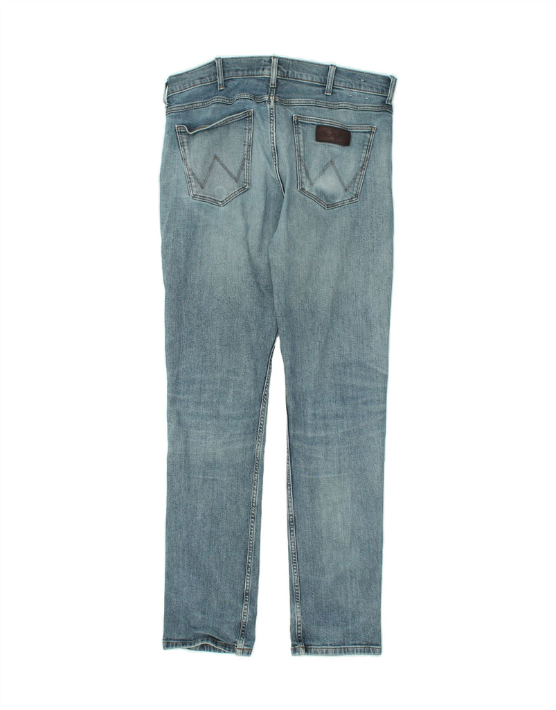 WRANGLER Mens Greensboro Slim Jeans W34 L34 Blue Cotton Vintage Wrangler and Second-Hand Wrangler from Messina Hembry 