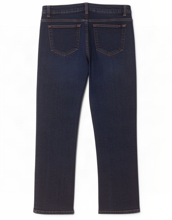 Tommy Hilfiger Womens Straight Jeans US 12 Large W34 L29 Navy Blue