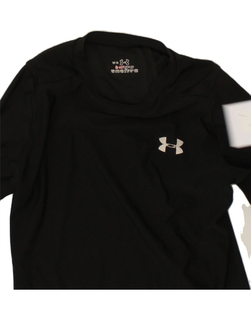 UNDER ARMOUR Boys Top Long Sleeve 14-15 Years Black | Vintage Under Armour | Thrift | Second-Hand Under Armour | Used Clothing | Messina Hembry 