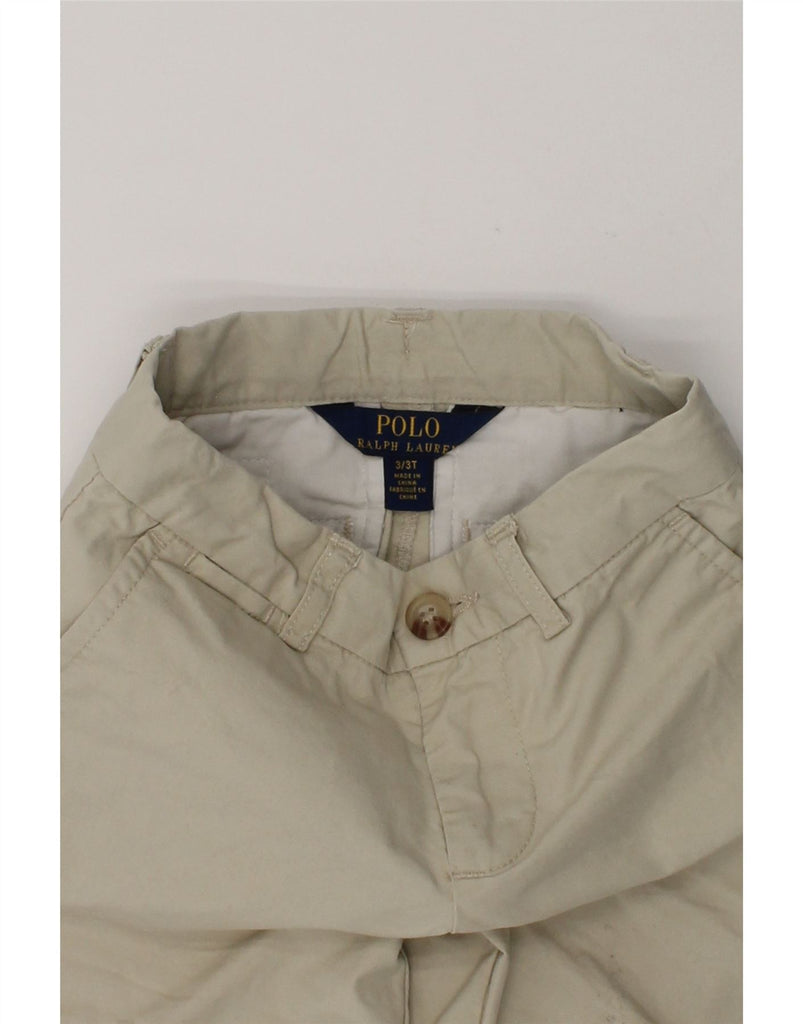 POLO RALPH LAUREN Boys Chino Shorts 2-3 Years W20  Beige Cotton | Vintage Polo Ralph Lauren | Thrift | Second-Hand Polo Ralph Lauren | Used Clothing | Messina Hembry 