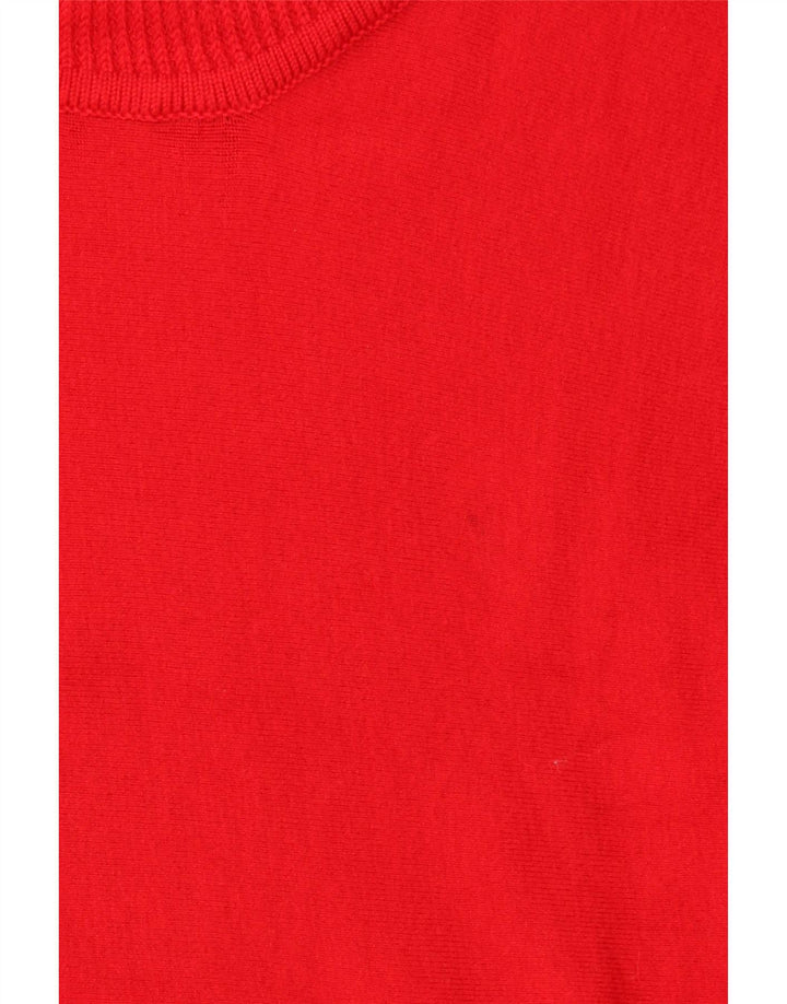 Karen Millen Womens Jumper Dress UK 12 Medium Red Wool