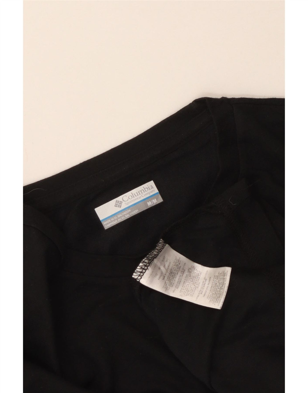 Columbia Mens Omni-Wick T-Shirt Top Medium Black Polyester