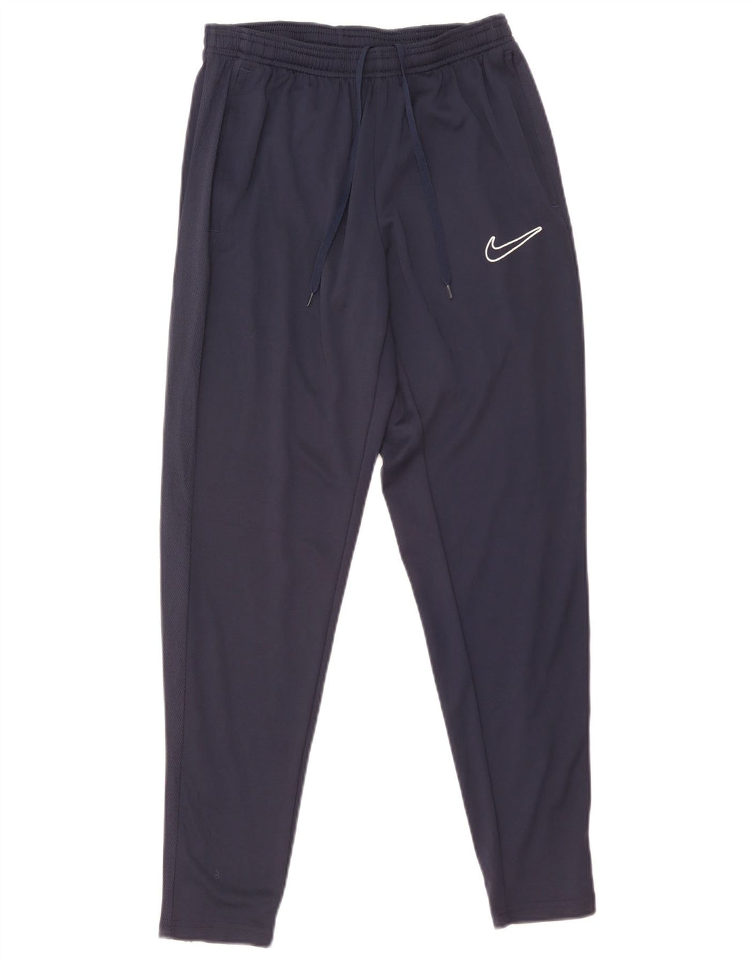 Nike Mens Dri Fit Tracksuit Trousers Medium Navy Blue Polyester