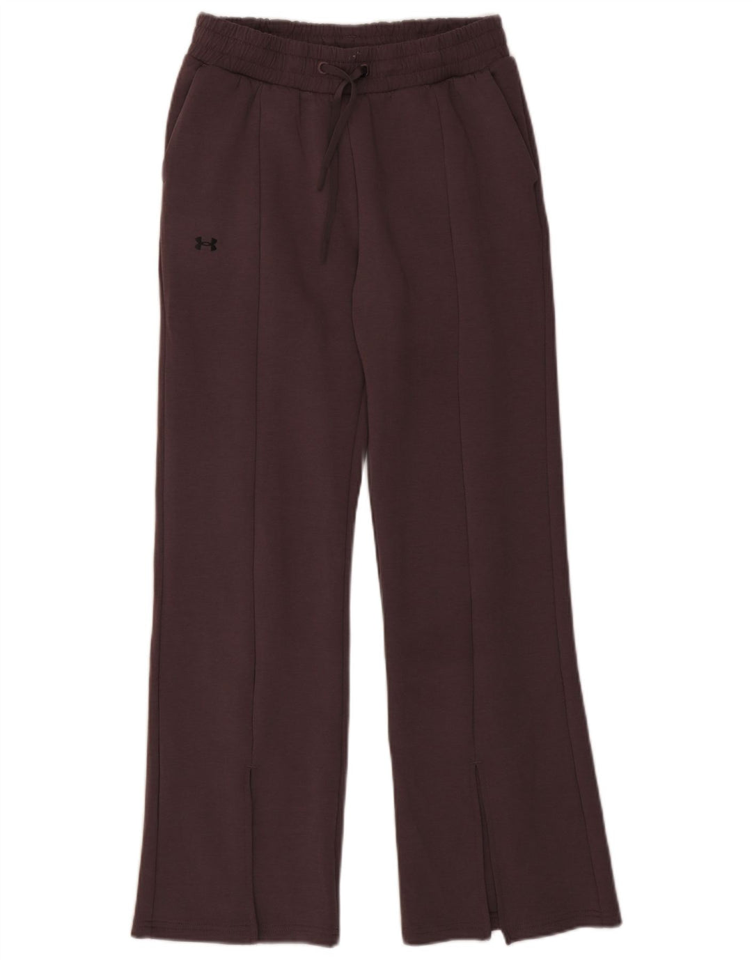 Under Armour Womens Wide Leg Tracksuit Trousers UK 10 Small Brown Polyester