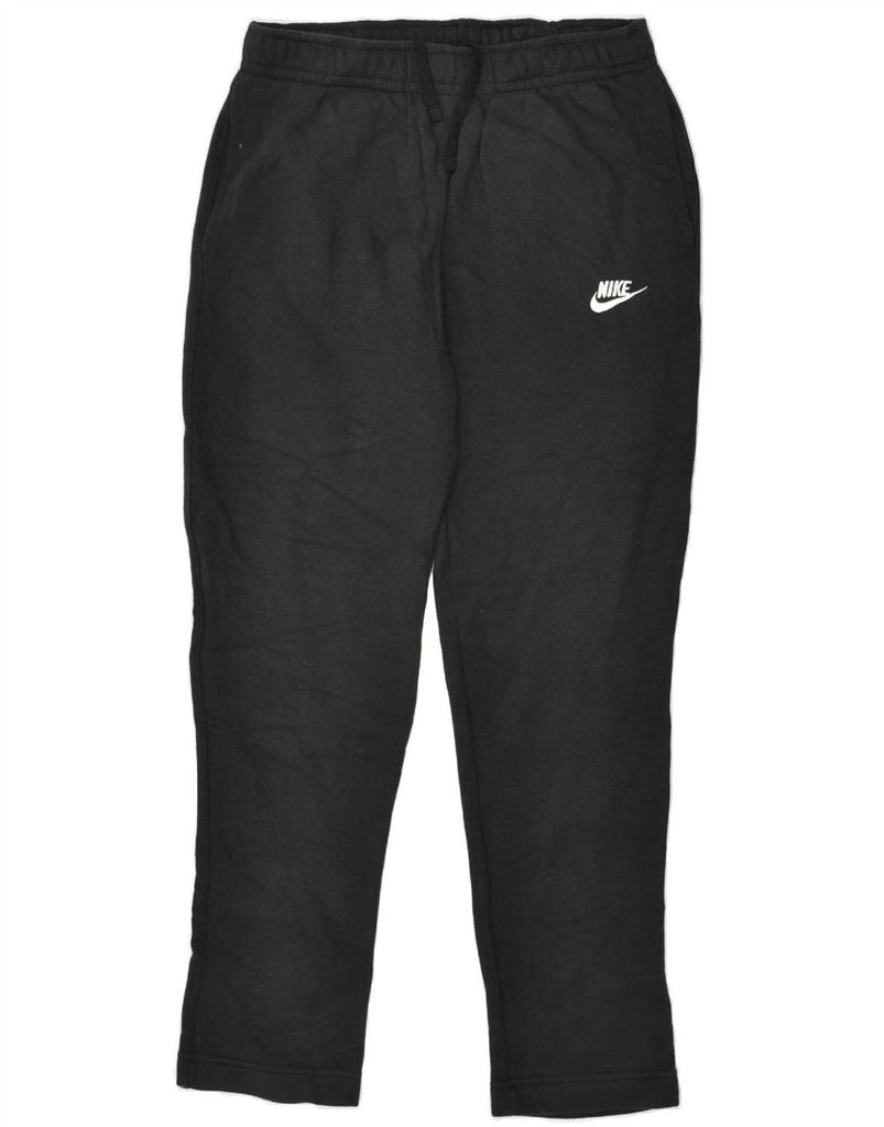 NIKE Mens Tracksuit Trousers Small Black Cotton | Vintage Nike | Thrift | Second-Hand Nike | Used Clothing | Messina Hembry 