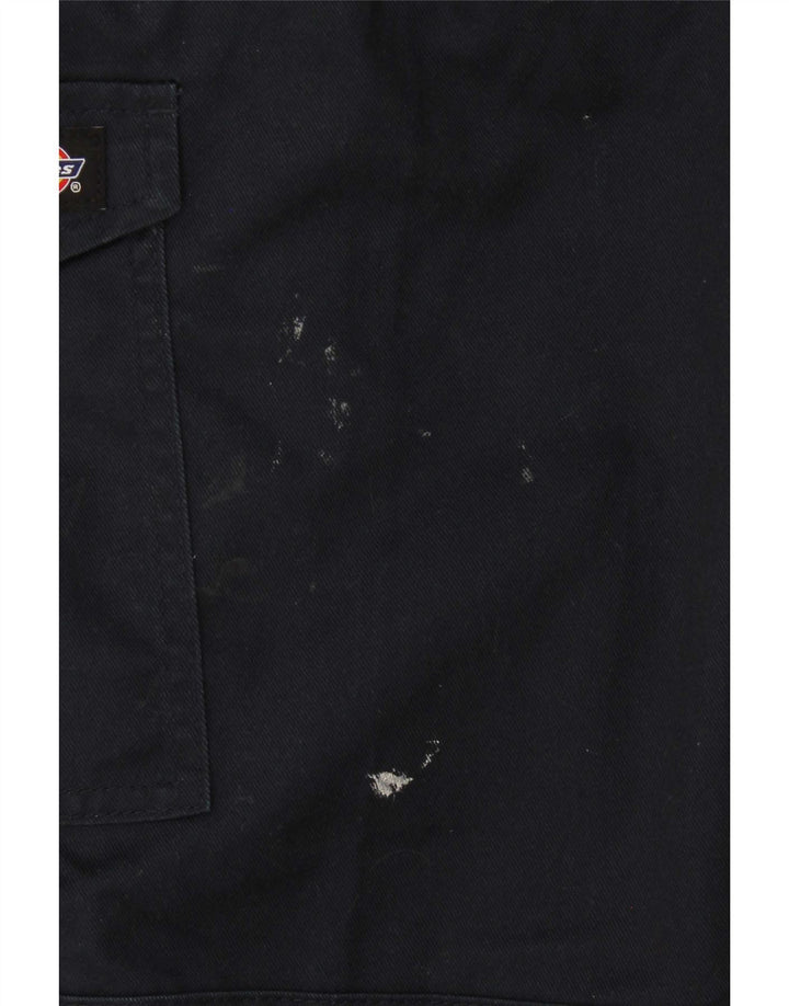 Dickies Mens Straight Cargo Trousers W34 L26 Navy Blue Polyester