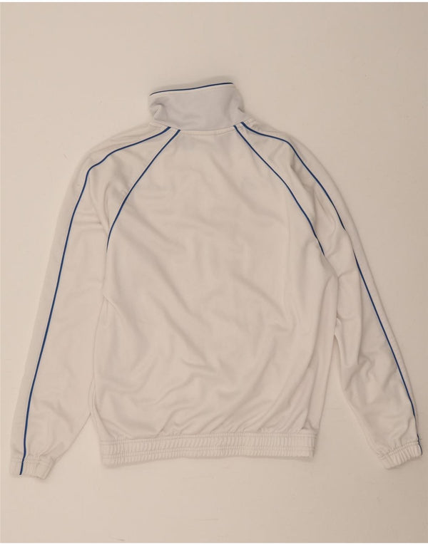 Asics Mens Tracksuit Top Jacket Small White Polyester