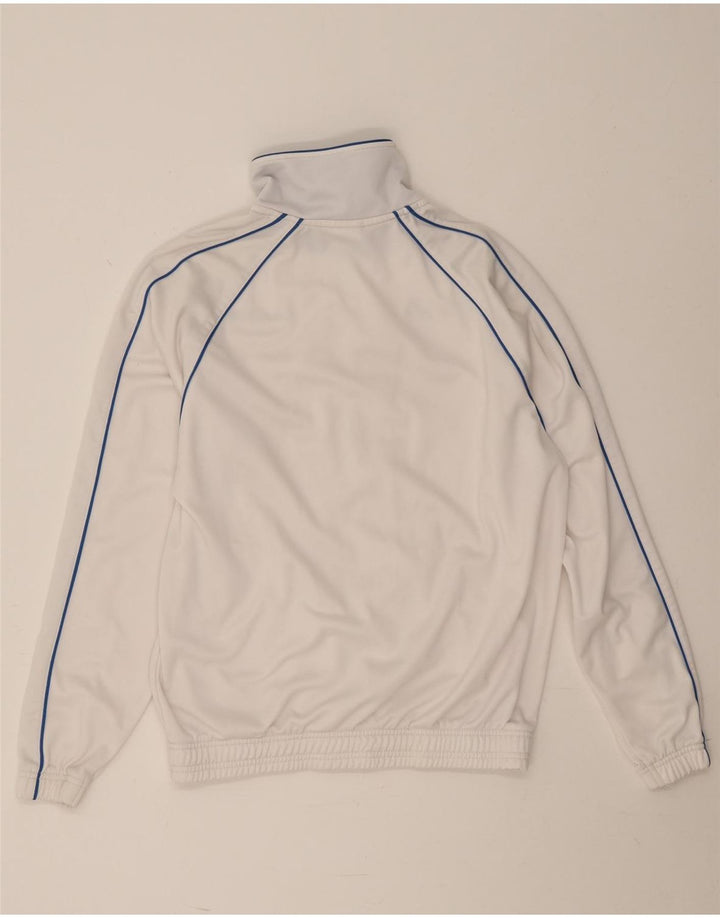 Asics Mens Tracksuit Top Jacket Small White Polyester