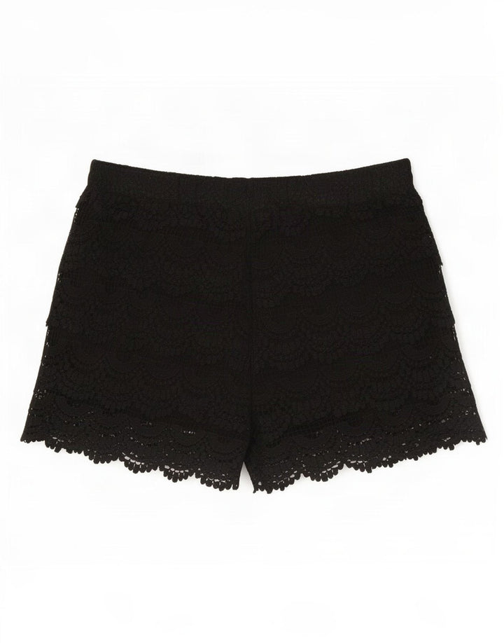 Zara Womens Casual Shorts Small W26 Black