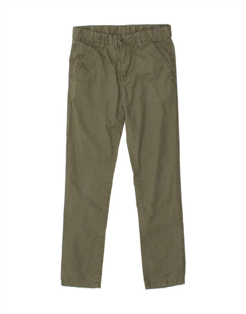 BENETTON Boys Slim Chino Trousers 15-16 Years W28 L28  Khaki | Vintage Benetton | Thrift | Second-Hand Benetton | Used Clothing | Messina Hembry 