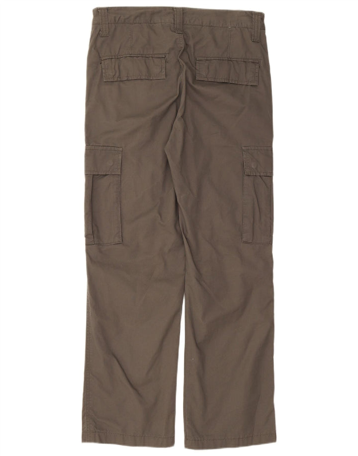 RIFLE Womens Straight Cargo Trousers W32 L29 Grey