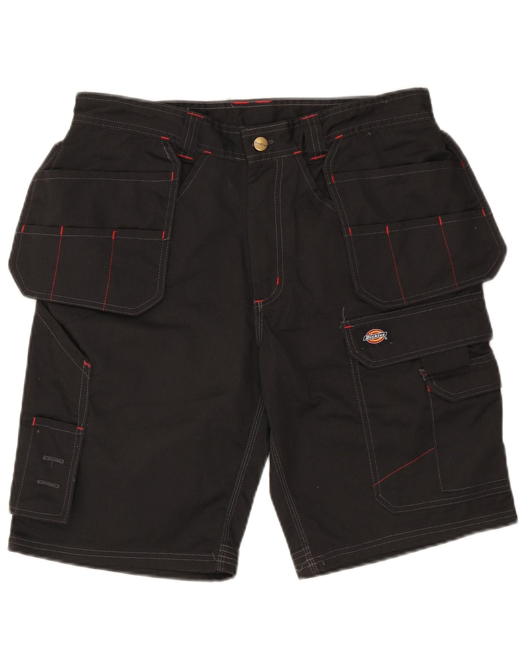 Dickies Mens Cargo Shorts W32 Medium  Black Polyester