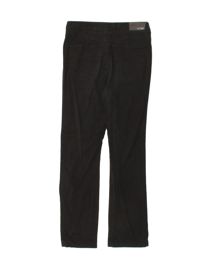 ARMANI Womens Bootcut Jeans W28 L29  Black Cotton Vintage Armani and Second-Hand Armani from Messina Hembry 