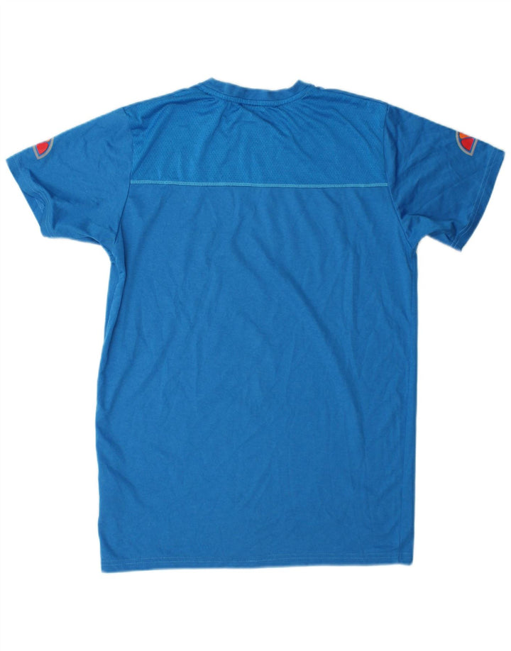 Ellesse Mens Graphic T-Shirt Top XS Blue Polyester