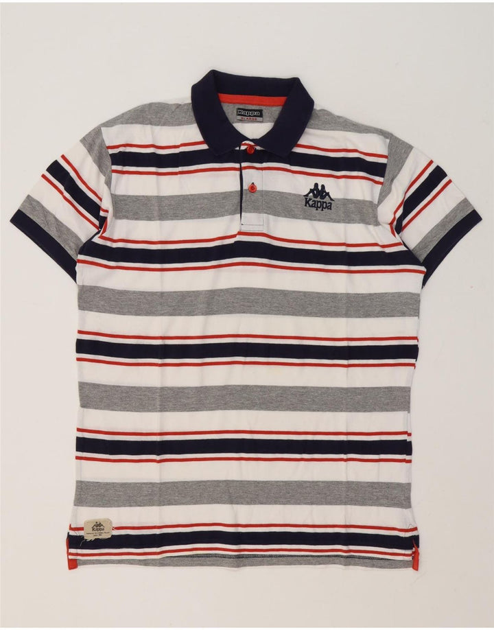 Kappa Mens Polo Shirt XL Multicoloured Striped