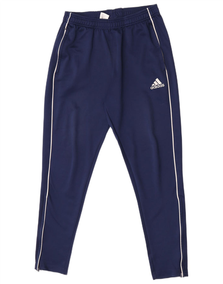 Adidas Mens Tracksuit Trousers Large  Blue Polyester