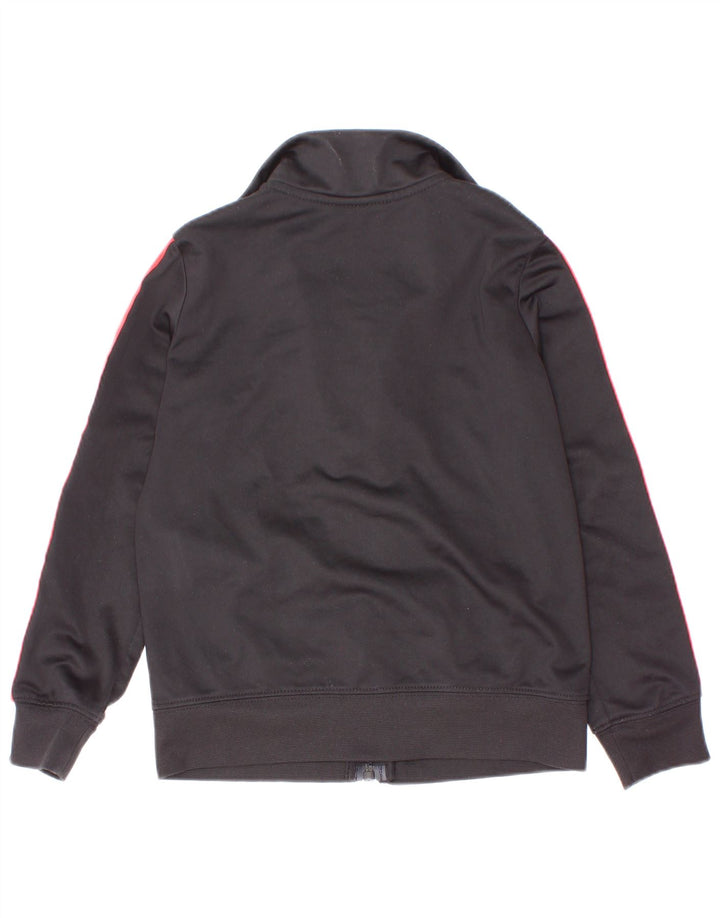Nike Boys Graphic Tracksuit Top Jacket 3-4 Years XS Black Colourblock