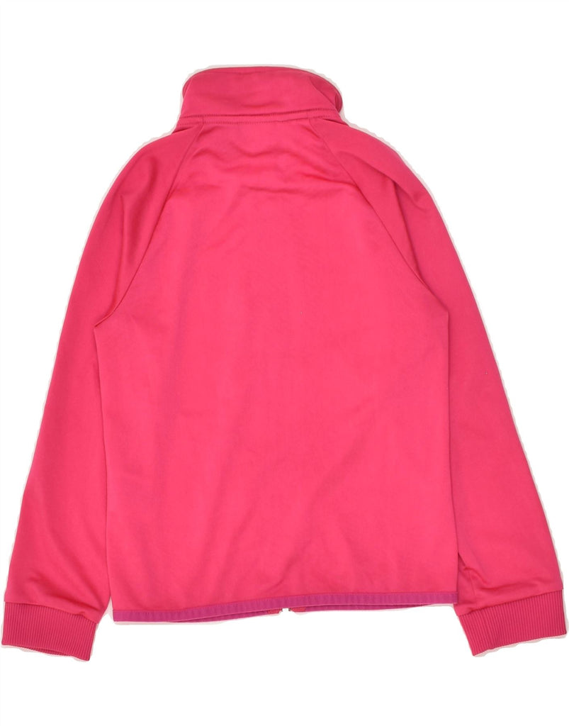 ADIDAS Girls Graphic Tracksuit Top Jacket 7-8 Years Pink Polyester | Vintage Adidas | Thrift | Second-Hand Adidas | Used Clothing | Messina Hembry 