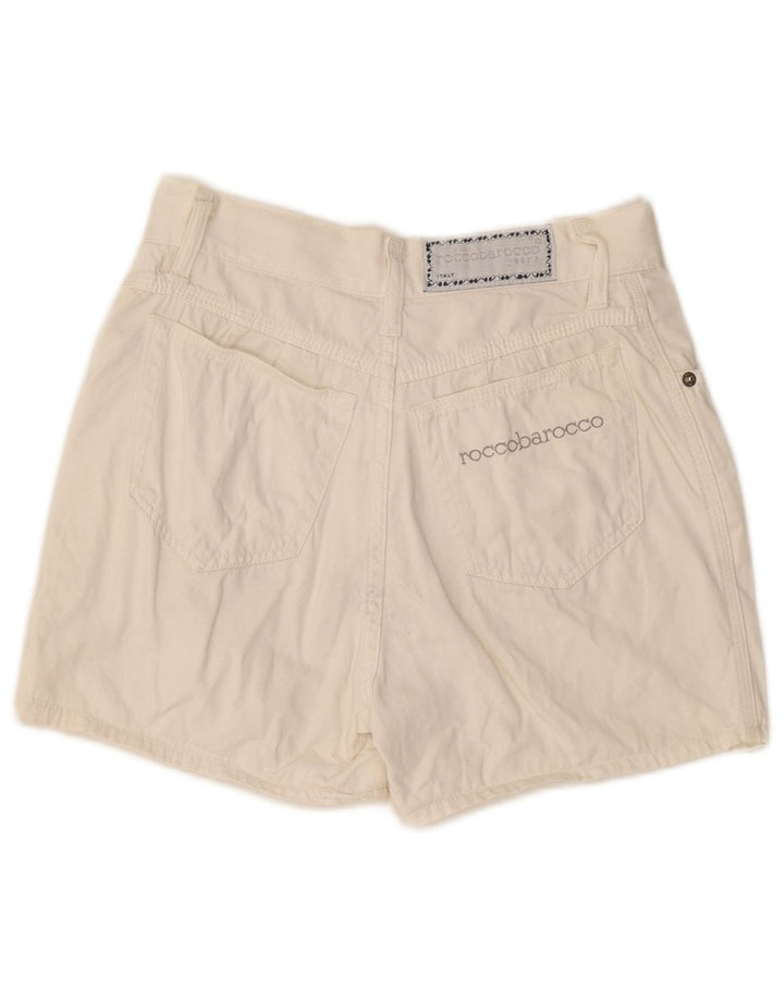 ROCCOBAROCCO Womens Casual Shorts W26 Small White